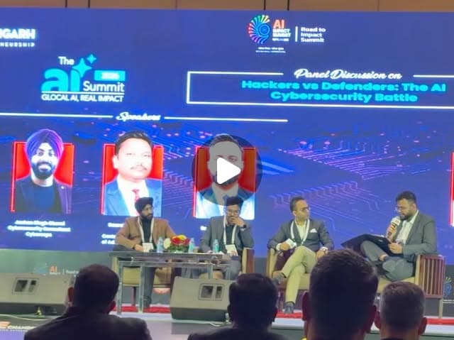 Cyber Unbound panelists at TiE Chandigarh