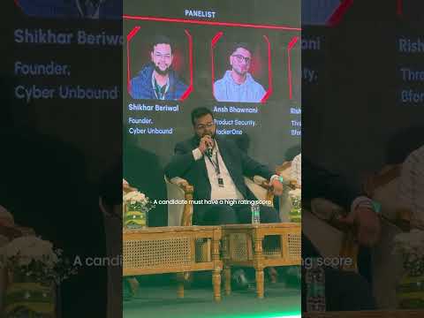 Cybersecurity community members gathered at a technical event